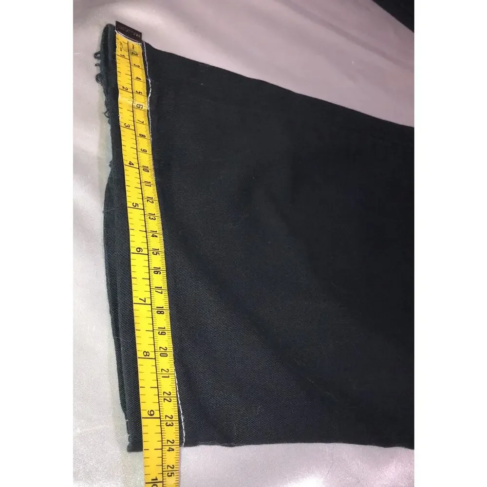 True Religion Brand Jeans Straight Leg Cargo Streetwear Pants Black Size 30